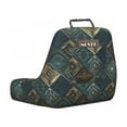 thumbnail image 2 of Geometric Reading Pillow, Hand Drawn Rhombus Motifs in Retro Colors with Tie Dye Effect Art Inspiration, Bedrest Cushion with Back Pocket and Washable Cover, 2 Sizes, by Ambesonne, 2 of 3