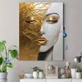 thumbnail image 4 of Gold Leaf Woman Face Canvas Art Print，Suitable for Living Room，Bedroom，Bathroom，Office，Hotel Decoration, 4 of 8
