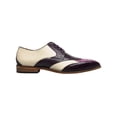 thumbnail image 3 of Stacy Adams Tristano Modified Bike Toe Oxford Shoes Purple Multi 25694-540, 3 of 9