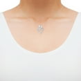 thumbnail image 2 of Triss Jewelry 1/10 Carat Diamond Mother & Daughter Hug Pendant in Sterling Silver, 2 of 2
