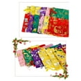 thumbnail image 6 of 5 Pcs Christmas Gift Bag Cloth Candy Bags for Christmas Party Cookie Candy Bag Goodie Giveaways Santa Print, 6 of 8