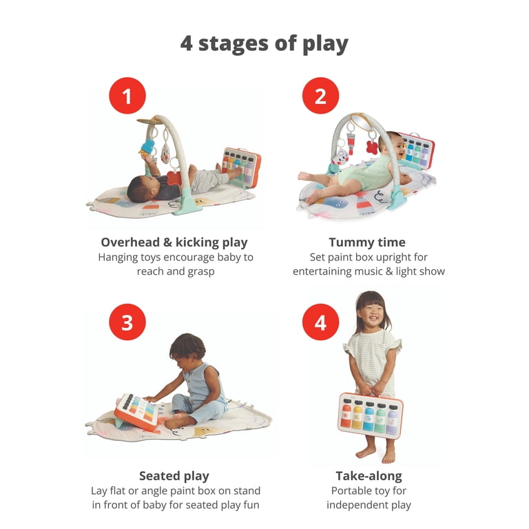 Skip Hop Painted Dreams 4-in-1 Baby Developmental Play Gym photo 3