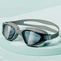 Nkmbld Adult Swimming Goggles Crystal Clear Vision with Soft Silicone Seal for Adults, Teens, Men & Women, Waterproof & UV Protection, Black