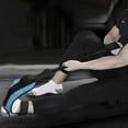 thumbnail image 3 of Foot and Calf Stretcher-Stretching Strap For Plantar Fasciitis, Heel Spurs, Foot Drop, Achilles Tendonitis & Hamstring. Yoga Foot & Leg Stretch Strap，blue,blue,F36107, 3 of 5