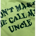 thumbnail image 5 of Dont Make Me Call My Uncle Toddler Boy Girl T Shirt Infant Toddler Brisco Brands 2T, 5 of 6