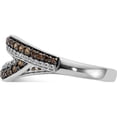thumbnail image 3 of 14K White Gold Champagne Diamond Black Rhodium Ring (Size 7) Made In India rm5696-ch-050-wa, 3 of 5