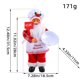 thumbnail image 2 of Decoración navideña, muñeco de Papá Noel de pie, adorno navideño, bonito regalo, muñeco de nieve, decoración de ventanas, suministros, 2 of 6