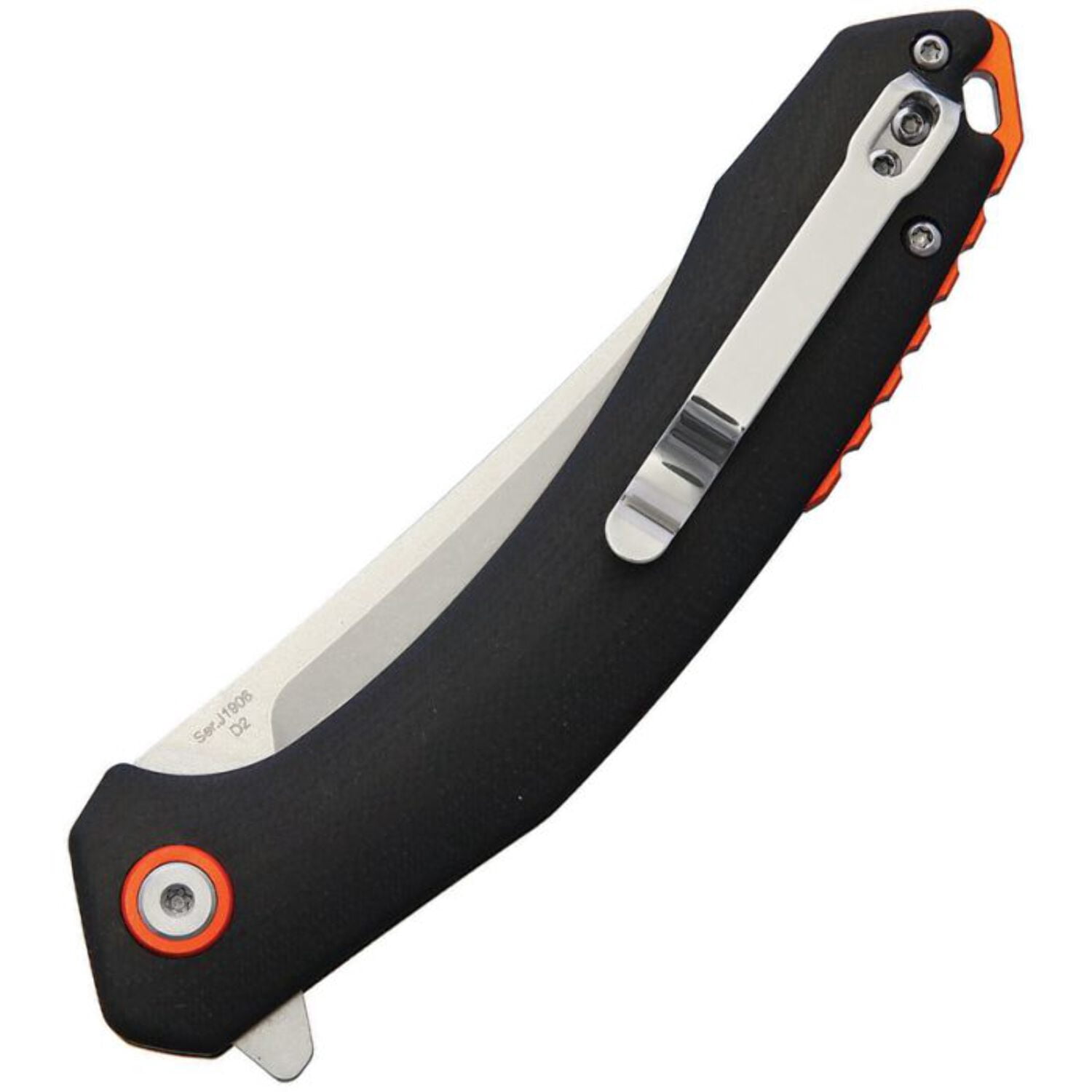 CJRB Folding Knife Gobi(J1906) Stonewash D2 Steel Balde G10 Tactical Handle Pocket Folding Knife