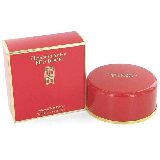 Polvo corporal perfumado Purescents Red Door para mujer 75 ml