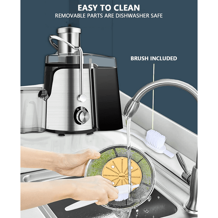 Juicer Machine, Juicers Easy to Clean, HOUSNAT Centrifugal Extractor J