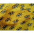 thumbnail image 4 of oneOone Silk Tabby Fabric Lotus Block Print Fabric BTY 42 Inch Wide, 4 of 4