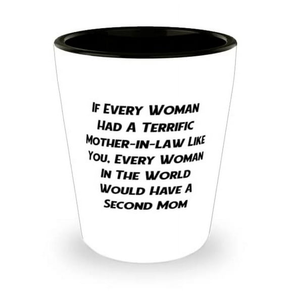 Useful Mother-in-law Shot Glass, If Every Woman Had A Terrific Mother-in-law Like You, Every, Present For Mother, Fancy From Daughter