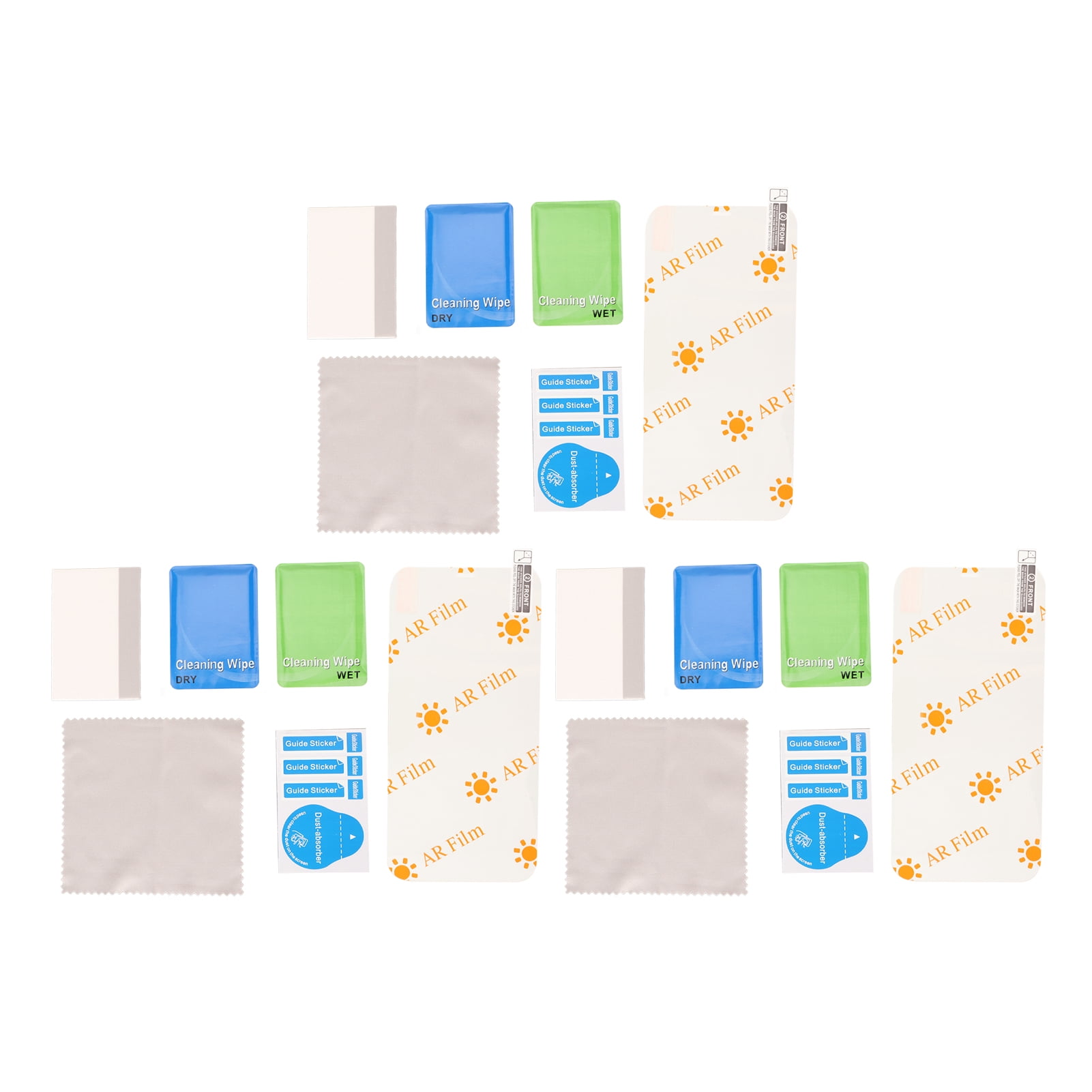 3 Ensembles de Protecteurs d'Écran Revêtement Anti-Rayures Empreinte Digitale Anti-Reflet pour IPhone 12 Pro