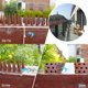 thumbnail image 4 of Repelente de palomas de 5,4 metros, repelente de pájaros para balcón, pinchos para cercas antigatos, pinchos repelentes de pinchos para protección de pájaros en el jardín, 12 paquetes, 4 of 5