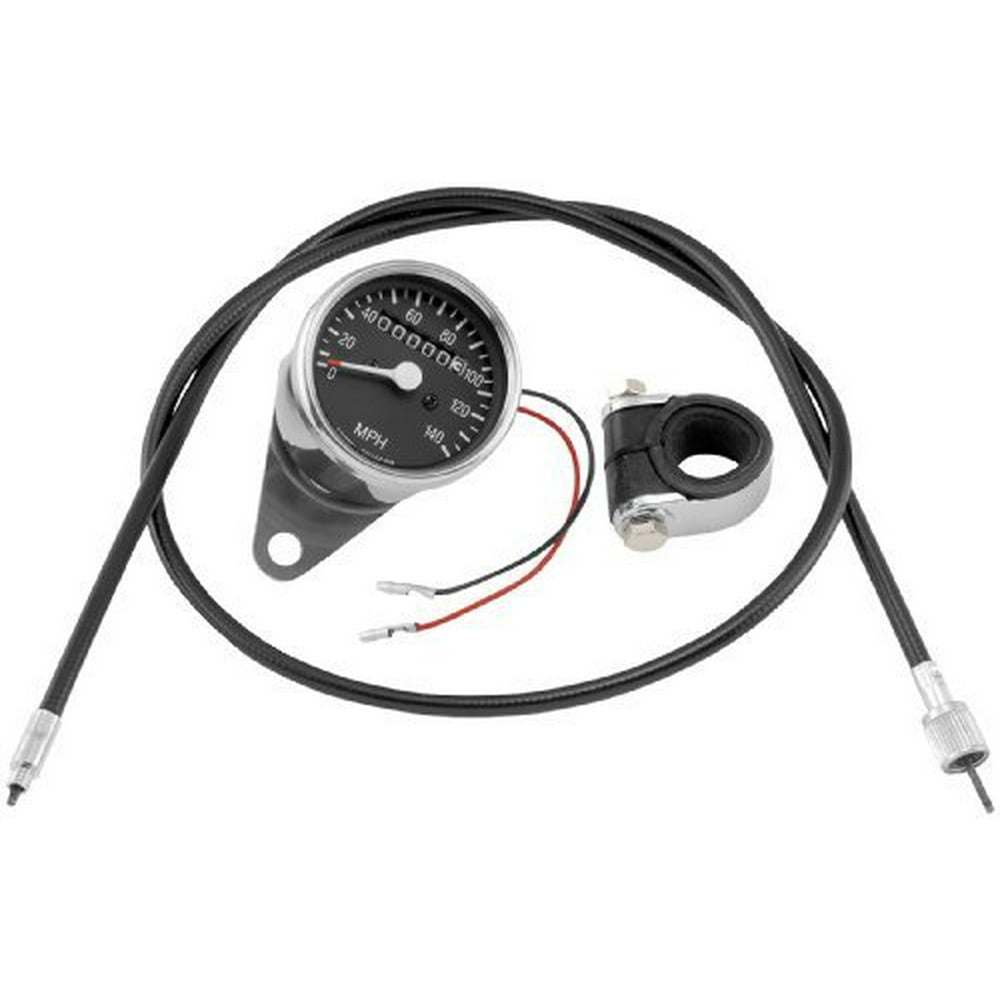 BIKER'S CHOICE 71974 1950 Harley Davidson F Custom Mini Speedometer Kits 21 Ratio
