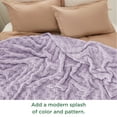 thumbnail image 6 of Cozy Comfort Lavender Fleece Blanket for Couch - Super Soft Cozy King Blankets for Women,Girls, 108x90 Inches, 6 of 7