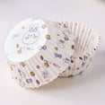 thumbnail image 3 of Muffin Cake Baking Cups 125Pcs Bakeware Heat-resistant Great Cartoon Large Cupcake Paper Cups, 3 of 5