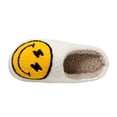 thumbnail image 5 of Zapatillas de casa con cara sonriente para mujer, zapatos de interior, toboganes esponjosos, divertidos, informales, Invierno, 5 of 5