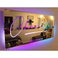 thumbnail image 1 of Espejo con nombre personalizado JINMA LED de 12 colores, 1 of 7