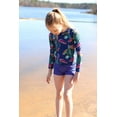 thumbnail image 6 of Millie Loves Lily Girls Navy Water-Turtle Long-Sleeve Rashguard Swimsuit Set UPF 50, Big Girls, Siz, 6 of 6