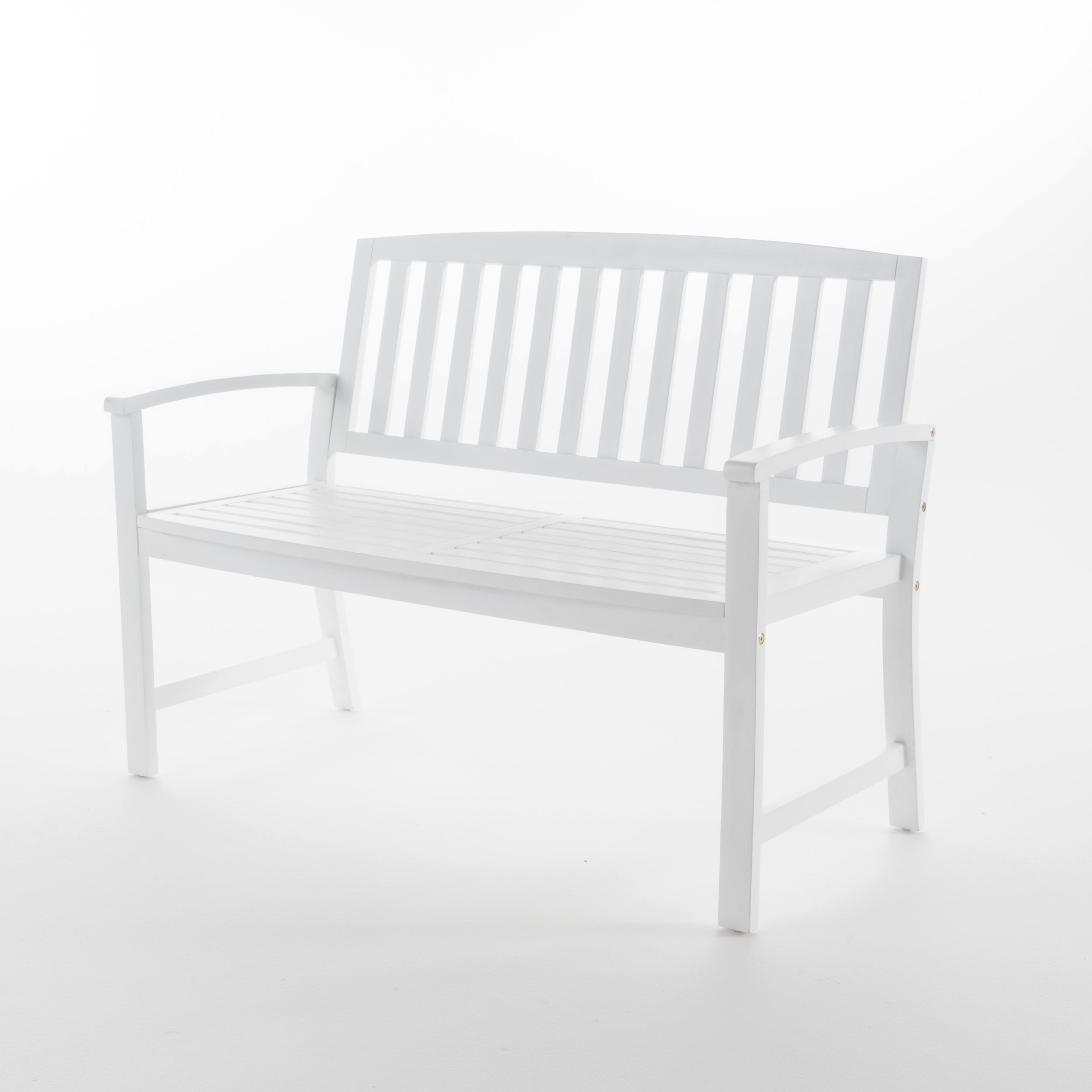 GDF Studio Kuhn Indoor/Outdoor Acacia Wood Bench with Shelf, Teak
