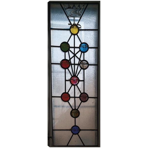 Cuadro Decorativo - Círculos del árbol de la vida Jr Impresión en canvas, estrechado.