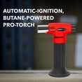 thumbnail image 4 of Solder-It Red Pro-Torch PT-200 | Mini Butane Torch Lighter | Compact Blow Torch, Soldering Tool, and Grill Lighter | Waterproof Piezo Electronic Ignition System | For Soldering, Brazing, and Plumbing, 4 of 4