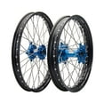 thumbnail image 3 of Tusk Impact Complete Front and Rear Wheel 1.60 x 21 / 2.15 x 19 Black Rim/Silver Spoke/Blue Hub for KTM 125 EXC 2003, 3 of 3