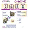 thumbnail image 4 of Lil' Cub Hub Cub Co-Z Convertible 2-in-1 Baby Carrier - Wildflowers, Large, 4 of 8