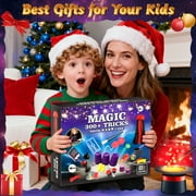 Carsky Kids Magic Kit with Cape & Wand, 300+ Magic Tricks Set with Video Tutorial, Beginner Magic Toy for Kids Ages 6-12, Creative Toys Gift for Boys Girls