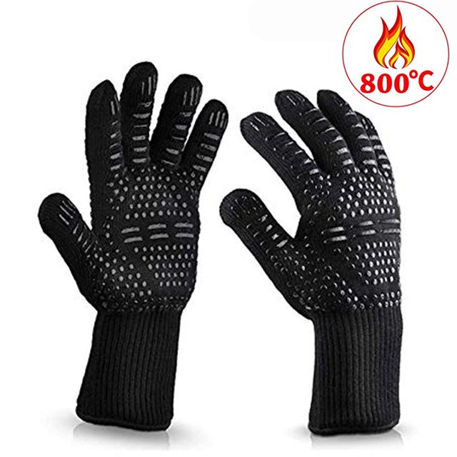 Guantes de protección para horno resistentes al calor resistentes a cortes antideslizantes-- BANYUO Electrónica