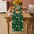 thumbnail image 2 of Green Christmas Table Runner 70 Inches Long Farmhouse Dress Scarves, Xmas Tree Snowflakes Winter Holiday Dining Tablerunner for Coffee Table/Kitchen Island/Party Décor, 13" x 70", 2 of 8