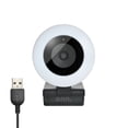 thumbnail image 1 of Refurbished Onn. 100027831 Webcam with Ring Light-3 LED levels, Autofocus, Up to 1440p Resolution, Built-in Microphone, 1 of 3
