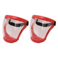 thumbnail image 4 of 2pcs Protective Face Cover Dustproof Anti Fog High Definition Anti Splash  Elastic Belt Reusable Face Shield with Filter Cotton Pads Transparent, 4 of 8