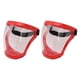 thumbnail image 5 of Protectores Faciales Protectores, 2 Piezas de Cinturón Elástico de Seguridad Protector Facial Reutilizable Con Filtro Almohadillas de Algodón Transparente, 5 of 7