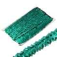 thumbnail image 1 of Unique Bargains 10 Yards 1.2 Inch Elastic Sequins Trim Flat Stretch Sequin Ribbon Strip, Blue, 1 of 4