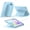 Sky Blue, variant on ESR Flip Series Case Compatible with iPad 11th Gen (A16, 2025) & 10th Gen (2022), Multi-Angle Vertical Stand, Ultra-Stable with Pencil Holder, Blue