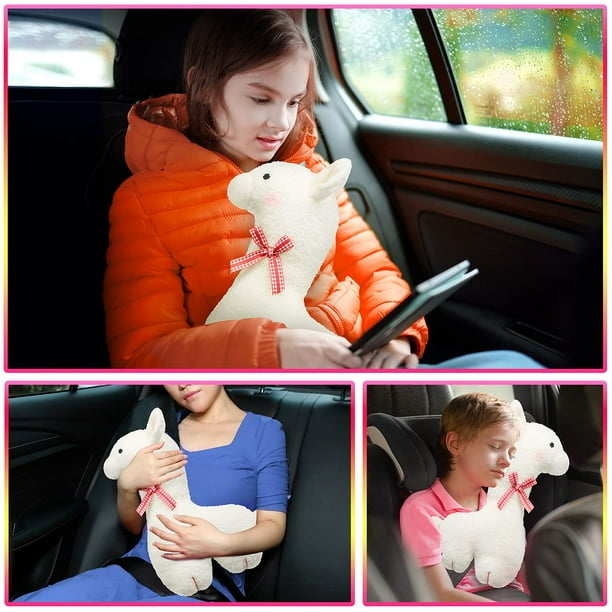 KSCD Oreiller de voiture pour enfants – Housse de ceinture de