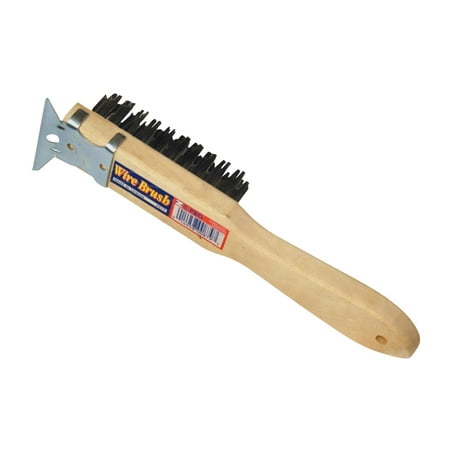 scraper brush premier duty wire heavy