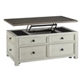 thumbnail image 1 of Ashley Furniture Bolanburg Engineered Wood Lift-Top Cocktail Table in Two-Tone, 1 of 5