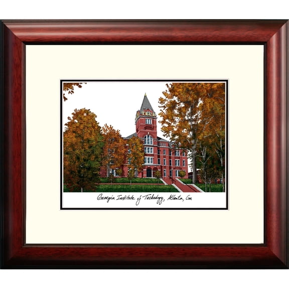 Georgia Institute of Technology Alumnus Framed Lithograph