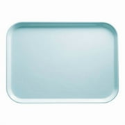 Cambro 1014177 10 5/8" x 13 3/4" Rectangular Sky Blue Fiberglass Camtray - 12/Case