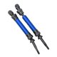 thumbnail image 3 of Arbre de transmission RC en alliage d'aluminium et acier, accessoire adapté aux voitures de loisir RC ECX 2WD 1/10, bleu, 3 of 4