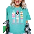 thumbnail image 2 of Cute Pastel Nutcracker Shirt for Women Adorable Girly Christmas Tee for Adults Seafoam Shirt Adult X-Large, 2 of 4