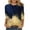 Blue long sleeve tops for women, variant on USSUMA Women’s Long Sleeve Henley T Shirts , Trendy Lace Buttons Scoop Neck Fall Clothes For Women 2022 Trendy Women's Classic Skull Printed Shirt Daily Camouflage Shirts for Women Trendy