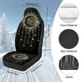 thumbnail image 7 of Uorisanigo Car Seat Covers, Premium 2-Pack Seat Covers Front Set, Plush Sun Print Automotive Seats Cover, Fit for Most Cars SUVs Sedans, Soft Full Wrapping Edge Seats Cover, 7 of 7