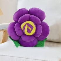 Kugisaki Valentines's Day Rose-shaped Throw Pillows Plush Fluffy Sofa Cushions Wedding Cushion Case Decoration for Sofa Bedroom