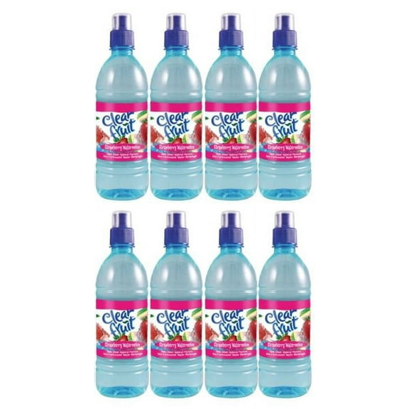 Dana Market - Clear Fruit Strawberry Watermelon Flavored Water 8 Pack 16.9 oz Bottles