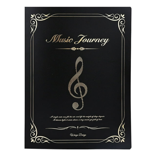 Dossier de Partition Musicale Support de Choeur Organisateur de Partitions pour Performance de Choeur Format Lettre Écriture Musicale Dossier de Choeur