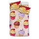 thumbnail image 1 of Juego de cama estampado Cupcake rosa, 1 of 5